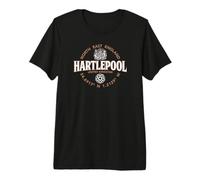 Hartlepool North East England Coordinates Label 2C Premium T-Shirt