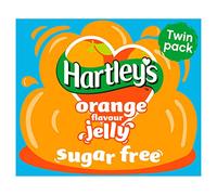 Hartley's Orange Crystals Jelly Sachets 6x23g - Pack of 6 Hartleys Orange Flavour Jelly Crystals Sachets