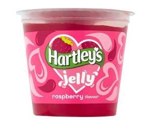 Hartleys Raspberry Jelly Ready To Eat 125g x 12