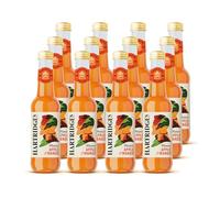 Hartridges Apple & Mango Juice 275ml | Pack of 12 Glass Bottles | Natural Flavours | No Preservatives | Gluten Free | Vegan Friendly | Premium Mixed Fruit Juice