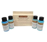 Harts Curator Antiquing Patination Fluid Sample Trial Kit Four Colours, Browm Bronze, Black and Old English Brass 30ml Bottles