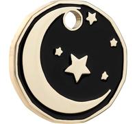 Harts Genuine Tan Leather Pound Pouch with a Trolley Token of your selection Fob Keyring Pound Pouch Keychain Key Ring Holder (Moon)