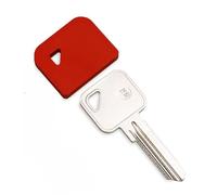 Harts Large Square Silcon Rubber TX3D Key Caps Covers 1 unit (single) (Red)