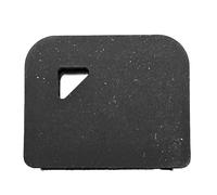 Harts Large Square Silicon Rubber TX3D Key Caps Covers 1 unit (single) (TXBlk1)