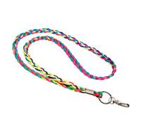 Harts Multi Colour Hand Crafted Strong Woven Paracord Rainbow LGBTQ Lanyard