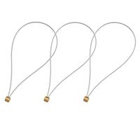 Harts Steel Wire Tool Lanyard Loop with Brass Fixing, 1.5mm, x 150mm Pack of 3
