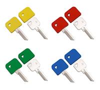 Harts Two units Large Square Silcon Rubber TX3D Key Caps Covers. Twin pack (8 units (2 each))