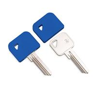 Harts Two units Large Square Silcon Rubber TX3D Key Caps Covers. Twin pack (Blue)