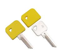 Harts Two units Large Square Silcon Rubber TX3D Key Caps Covers. Twin pack (Yellow)