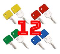 Harts Two units Large Square Silicon Rubber TX3D Key Caps Covers. Twin pack (12 units (3 each))