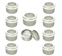 Harts Ultrasonic Cleaning Mesh Baskets, Fine Steel, 20mm x 14mm, Set of 10, for Watchmaking and Jewellery