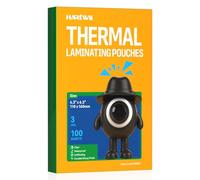 Hartwii 100Pack Thermal Laminating Pouches 3mil Laminating Sheets 4.3x6.3