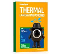 Hartwii 100Pack Thermal Laminating Pouches 3mil Laminating Sheets 5.3x7.3