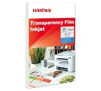 Hartwii Transparency Film, 20 Sheets 11x17 inches, Inkjet Printer Paper, Ideal for Overhead Projectors, Fast-Drying, Enduring & Adaptable