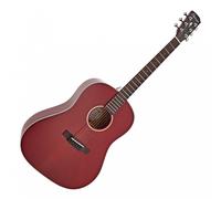 Hartwood Artiste Dreadnought Acoustic Guitar Red - Nearly New