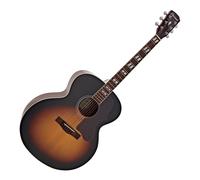 Hartwood Artiste Jumbo Acoustic Guitar Vintage Sunburst