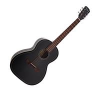 Hartwood Artiste Parlour Acoustic Guitar Satin Black