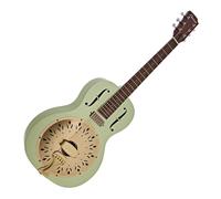 Hartwood Electro Resonator Guitar Metallic Green