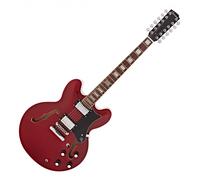 Hartwood Revival 12 String Semi Acoustic Guitar Cherry Red