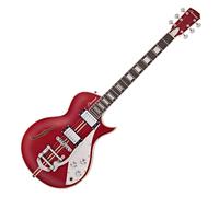 Hartwood Speedway Vibrato Electric Guitar Lipstick Red