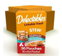 Hartz Delectables Stew Lickable Wet Cat Treats Variety Pack, 36 Count