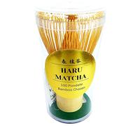 HARU MATCHA - PESTICIDE FREE - Traditional Handcarved Golden Bamboo Matcha Whisk (100 Prongs)