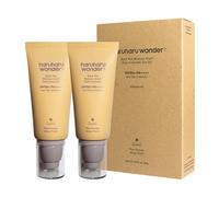 Haruharu Wonder Black Rice Moisture Airyfit Daily Sunscreen 50ml, SPF50+/PA++++, Broad Spectrum UVA/UVB, Octinoxate & Oxybenzone Free, Hyaluronic Acid, Niacinamide 1.69 fl.oz (Pack of 2)