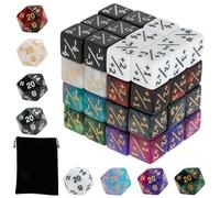 Harupink 56 Pieces Cube Counter Compatible with MTG CCG Card Game Accessories, Magic The Gathering Accessories with Storage Bags, Magic Dice for Board Game Party