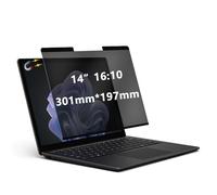 HaruYo Magnetic Privacy Filter for 14 Inch Laptop, Premium Anti Hacking Spy Anti Blue Light Privacy Filter, Quick Attachment, Reusable Privacy Screen Protector for 14 Inch (16: 10) Laptop