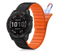 HaruYo QuickFit 22 mm Magnetic Nylon Watch Strap for Garmin Fenix 8 47 mm/Garmin Fenix E 47 mm/Garmin quatix 7 Pro 47mm/ MARQ Athlete/Golfer/Commander (Gen 2) /Fenix 7 Pro Solar/7