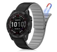 HaruYo QuickFit 22 mm Magnetic Nylon Watch Strap for Garmin Fenix 8 47 mm/Garmin Fenix E 47 mm/Garmin quatix 7 Pro 47mm/ MARQ Athlete/Golfer/Commander (Gen 2) /Fenix 7 Pro Solar/7