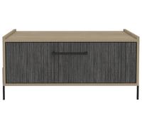Harvard Storage Coffee Table - Grey Wood
