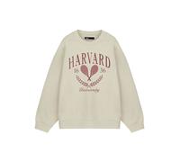 HARVARD Unisex Beige Tennis Sweatshirt | Classic Ivy League Style Jumper | College Apparel for Men & Women | Comfy Cotton Pullover Sweater | Casual Sports Fashion Top
