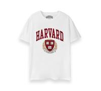 Harvard Adult Short Sleeved T-Shirt (White) in White | Size: 3XL Harvard White 3XL