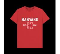 Harvard University Est 1636 Unisex T-Shirt Red Harvard University Red L