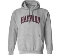 Harvard University Hoodie - Officially Licensed Hooded Sweatshirt, Grey, L