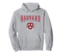 Harvard University Veritas Red Crest Pullover Hoodie