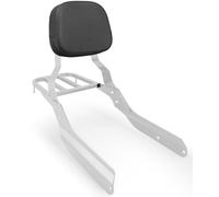 Harvards Chrome Sissybar Backrest with Luggage Rack Fits for Honda VTX 1300 1800 N/R/S Models 2002-2008