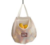 Harvest Bag - 15x20x2cm Compact Dimensions, Multi-Purpose Shopping Bag, Ventilated Product Carrier | Sustainable Grocery Management Botanical Collection Case Garden Tool Storage Beach Trip Ash