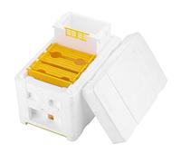 Harvest Bee King Box, Genuine Building, outstanding Garden Pollination, White Washed for Temperature Control, Easy to Use Add On Box
