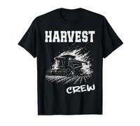 Harvest Crew Combine Harvester Farmer Farming Fields Crops T-Shirt