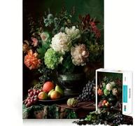 HARVEST FROM THE GARDEN 1000 Pieces Jigsaw Puzzles for Adults Focus Train Fade Resist Home Enjoyable Santa Present (38x52cm)