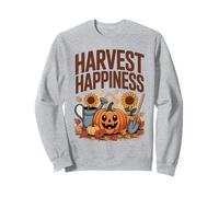 Harvest Happiness Gardening Fall Pumpkin Sweatshirt