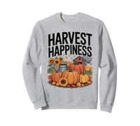 Harvest Happiness Gardening Fall Pumpkin Sweatshirt