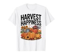 Harvest Happiness Gardening Fall Pumpkin T-Shirt