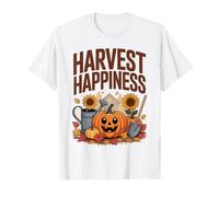 Harvest Happiness Gardening Fall Pumpkin T-Shirt