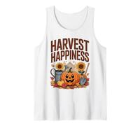 Harvest Happiness Gardening Fall Pumpkin Tank Top