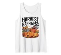Harvest Happiness Gardening Fall Pumpkin Tank Top