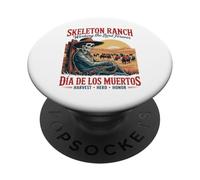 Harvest Herd Honor - Día de los Muertos Cowboy Farmer PopSockets Adhesive PopGrip
