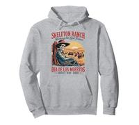 Harvest Herd Honor - Día de los Muertos Cowboy Farmer Pullover Hoodie